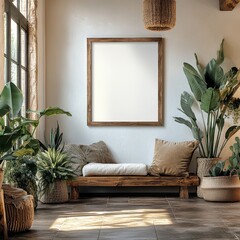 Cozy Minimalist Studio Apartment with Natural Light and Greenery
