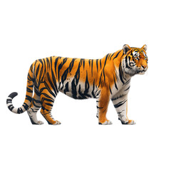 Obraz premium Tiger vector illustration