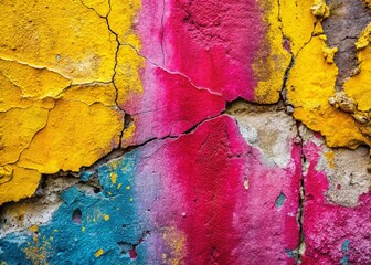 Aged Concrete Texture Featuring Cracks, Stains, and Weathered Surfaces for Architectural Backgrounds