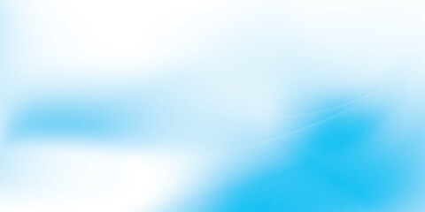 Abstract geometric white and blue color background with curve lines. Vector illustration.