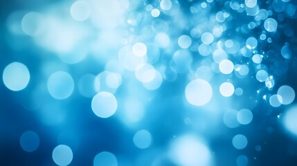Fototapeta premium blue blurry dots background. 