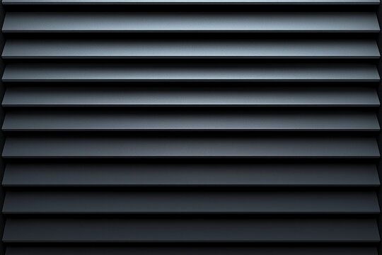 Dark Gray Horizontal Louvers with Subtle Texture