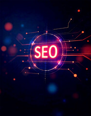 SEO Search engine optimisation digital marketing business technology concept