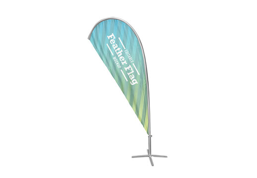 Flag Teardrop Mockup