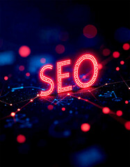 SEO Search engine optimisation digital marketing business technology concept