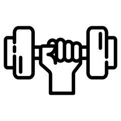 Hand Weights Icon