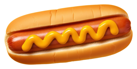 PNG Hot dog yellow food yellow background.