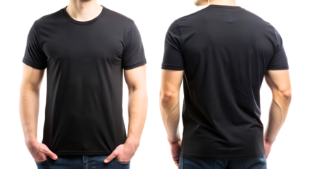 white t-shirt mockup on white background