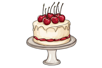 Delicious Cake Illustration