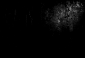 Black wall texture background, grainy texture background
