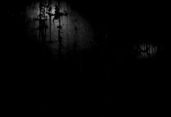 Black wall texture background, grainy texture background