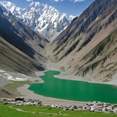 lake in the mountains