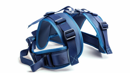 Shoulder immobilizers for stabilizing and supporting injured shoulders isolated on white background