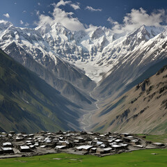landscape in the mountains