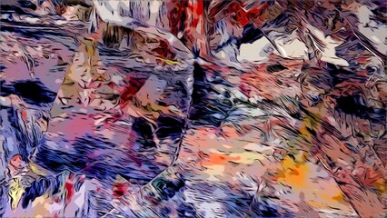abstract background wallpaper. Modern motif visual art. Mixtures of oil paint. Trendy hand painting canvas. Wall decor and Wall art prints Idea. 3D Texture. Art object	
