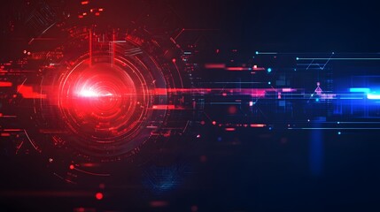 Abstract tech background. Futuristic technology interface. 