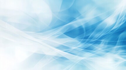 Abstract Blue Swirling Background with Copy Space   Website Banner  Presentation Template