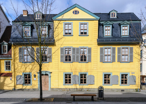 Wohnhaus von Friedrich Schiller, Weimar,Th&uuml;ringen,Deutschland, Europa