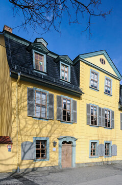 Wohnhaus von Friedrich Schiller, Weimar,Th&uuml;ringen,Deutschland, Europa