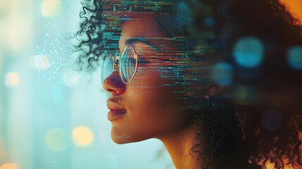 The Woman with Digital Vision