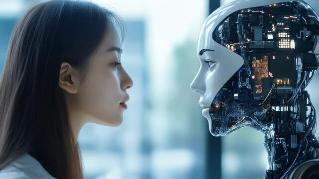 Show scenarios where AI-powered translation tools facilitate communication between individuals from different linguistic backgrounds