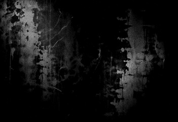 Black wall texture background, grainy texture background