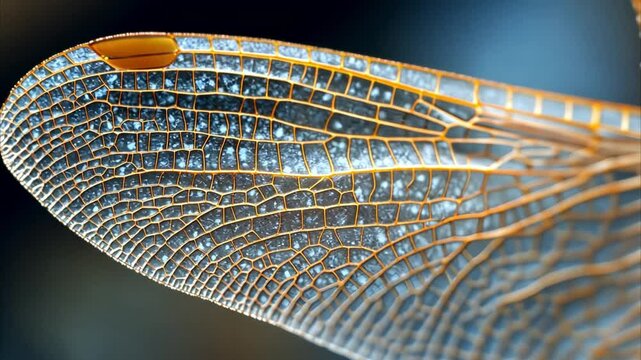 Dragonfly Wing Macro
