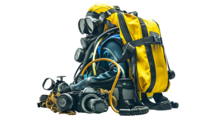 Scuba diving equipment for underwater research and exploration