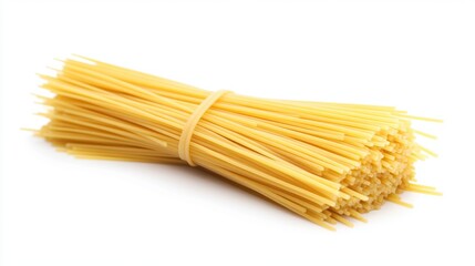 Isolated Italian Pasta on White Background
