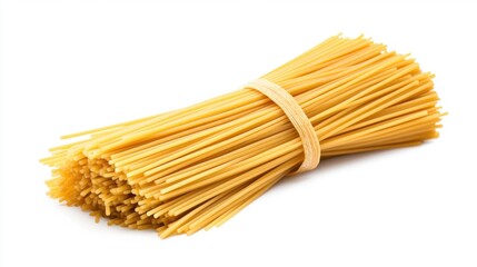 Isolated Italian Pasta on White Background