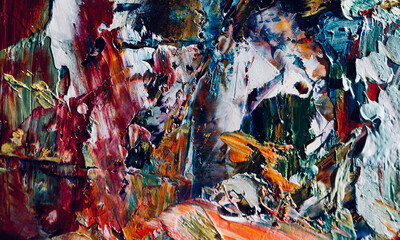 abstract background wallpaper. Modern motif visual art. Mixtures of oil paint. Trendy hand painting canvas. Wall decor and Wall art prints Idea. 3D Texture. Art object	