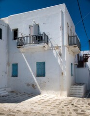 It consists of photographs I took during my trip to the Greek Islands, especially in Santorini, Mykonos and Lesvos. In this series, I mostly photographed the white houses on the islands.