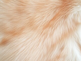 Close-Up of Soft Beige Fur Garment Highlighting Luxury and Texture in Sustainable Fashion