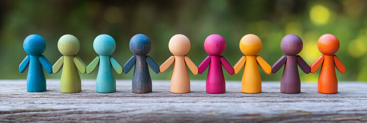 Human rights, equality, diversity, justice and hope concept, respect each other, tolerance and human relationship 