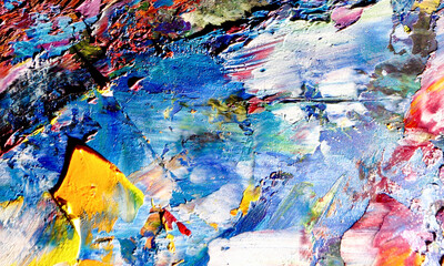 Naklejka premium abstract background wallpaper. Modern motif visual art. Mixtures of oil paint. Trendy hand painting canvas. Wall decor and Wall art prints Idea. 3D Texture. Art object 