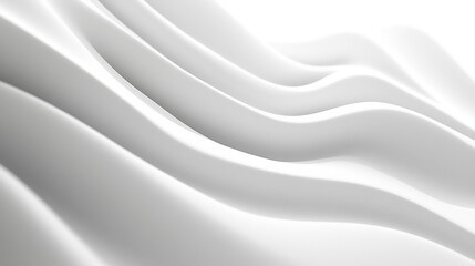 Obraz premium Delicate, undulating paper folds create a mesmerizing abstract design