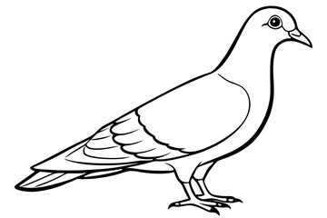 silhouette vector,Pigeons are symbolic of fertility and prosperity