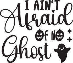 I ain't afraid of no ghost SVG