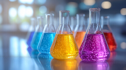 glass chemical flasks