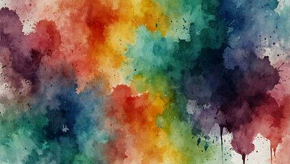 Watercolor background in an abstract animation.