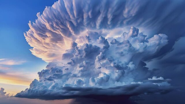 Super typhoon tropical storm cyclone hurricane tornado aerial View. Timelapse animation of the eye of the hurricane