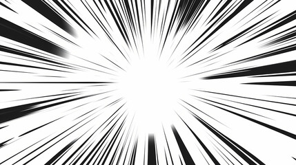 black and white burst