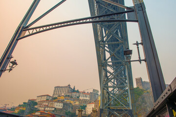 Bridge over the River Douro with an exceptional cultural and historic value and an international historic importance, Porto, Portugal, September 2024 