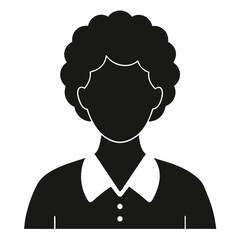 Teacher  Black Vector silhouette