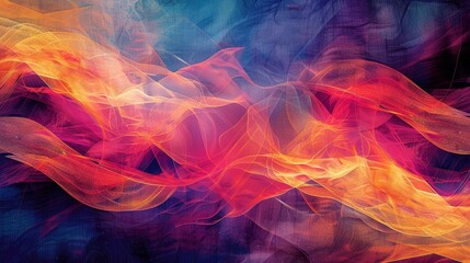 Fototapeta premium Vibrant Swirls: A Journey Through Space