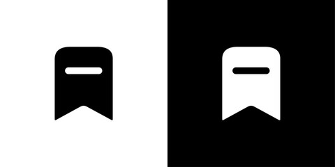 Bookmark icon set vector illustration