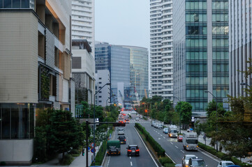 街の風景、横浜みなとみらい21地区