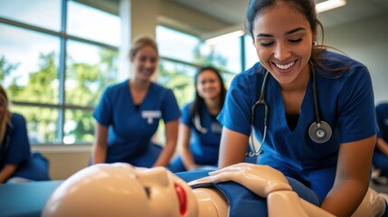 The Medical Training Simulation Scene