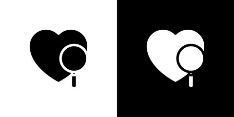 Find Love icon set vector illustration