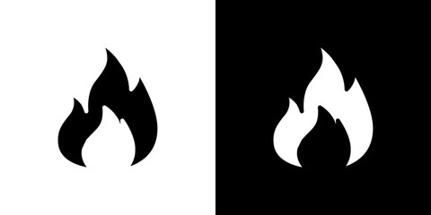 Fire Icon set vector illustration